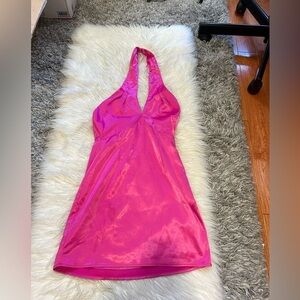Pink Halter Dress